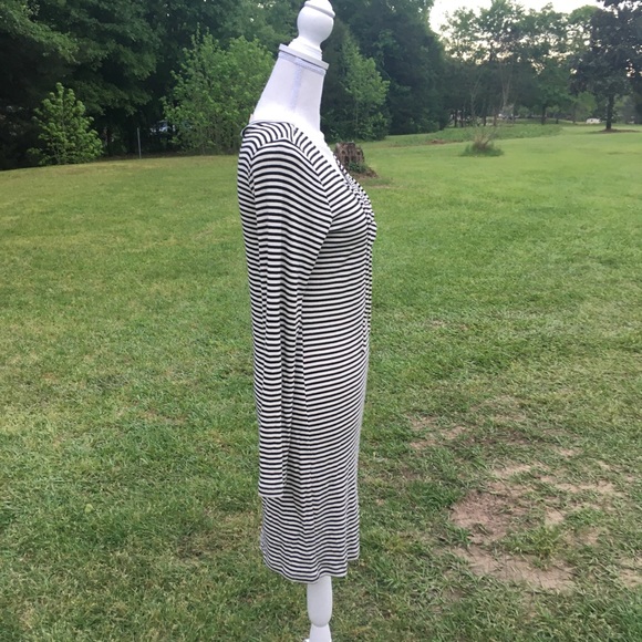 Denim & Supply Ralph Lauren Dress Navy Wht Striped - Picture 4 of 6